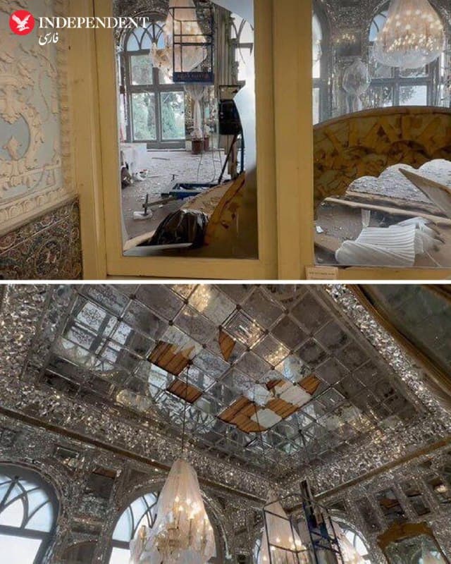 ♦️رسانههای جمهوری اسلامی روز دوشنبه ۱۱ اسفند گزارش دادند که در جریان حملات هوایی شبانه، خساراتی به کاخ تاریخی گلستان در تهران وارد شده است.

تصاویر منتشر شده از این کاخ، شیشهها و آینههای شکسته و گردوغبار در فضای داخلی را نشان میدهد که احتمالا ناشی از موج انفجار بوده است.

کاخ گلستان از زمان شروع انقلاب ملی ایران در دیماه، در حالت تعطیلی قرار داشته و لوازم قیمتی و تاریخی موجود در آن، به انبارهای حفاظتشده منتقل شدهاند.
🇸🇦  Indypersian

🤖 @VahidOOnLine