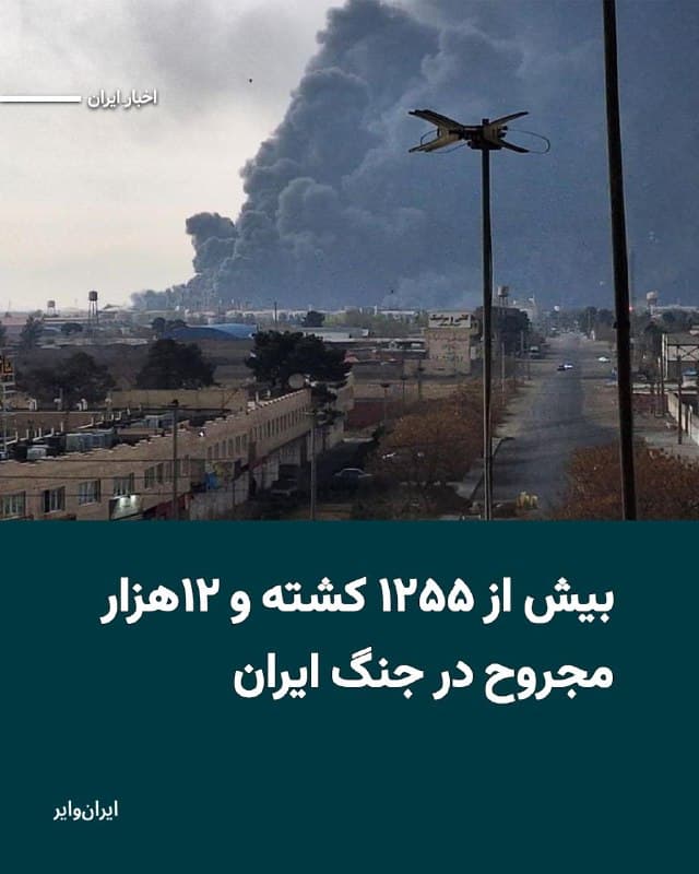 «علی جعفریان» جانشین وزیر بهداشت ایران در گفتوگو با شبکه «الجزیره» آمار تازهای از تلفات و آسیبهای جانی در پی جنگ آمریکا و اسراییل با ایران ارایه داده است.
بنابر اظهارات جعفریان، طی ۹ روز جنگ بیش از ۱۲۵۵ نفر در ایران کشته و بیشتر از ۱۲هزار نفر مجروح شدهاند. این آمار تا پایان روز یکشنبه ۱۷اسفند۱۴۰۴ را شامل میشود.
علی جعفریان گفته است که بازه سنی کشتههای جنگ نوزاد هشت ماهه را تا سالمند ۸۸ساله شامل میشود.
جانشین وزیر بهداشت همچنین اعلام کرده است که ۲۰۰ زن در میان کشتههاست و از کادر درمان هم ۱۱ نفر کشته و ۵۵ نفر مجروح شدهاند.
🇺🇸  Farsi_Iranwire

🤖 @VahidHeadline