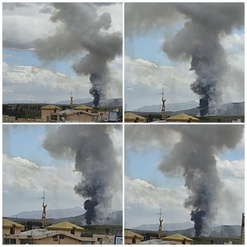 کرمانشاه / ۱۱ فروردین / ساعت ۱۲:۳۰ / احتمالا سمت قرارگاه ۴۰۴