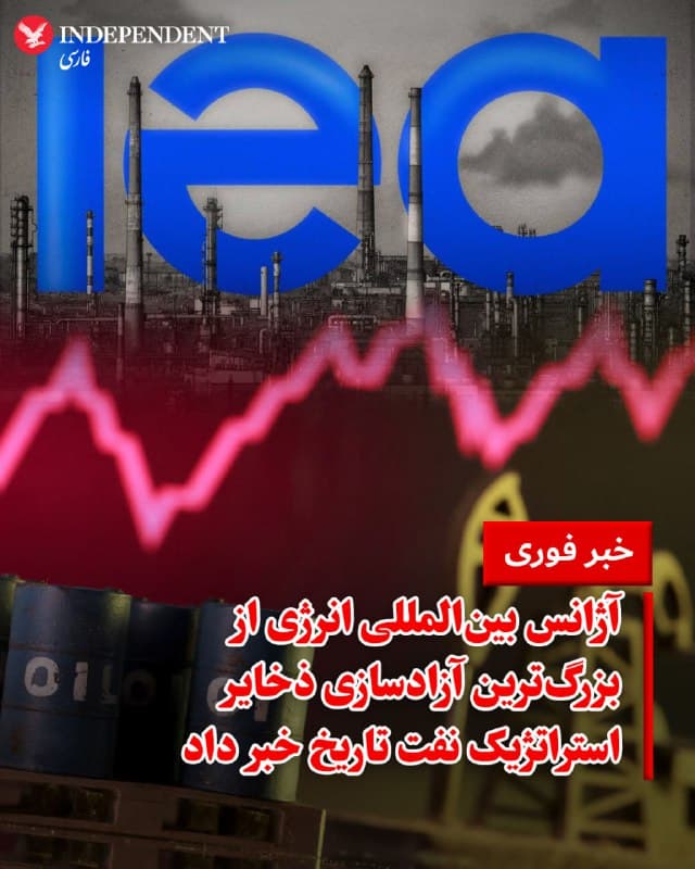 ♦️ آژانس بینالمللی انرژی (IEA) روز چهارشنبه ۲۰ اعلام کرد که کشورهای عضو این نهاد، در اقدامی بیسابقه برای کاهش فشارهای ناشی از جنگ در خاورمیانه، ۴۰۰ میلیون بشکه نفت از ذخایر استراتژیک خود را روانه بازار خواهند کرد.
فاتح بیرول، مدیر اجرایی این آژانس، در بیانیهای گفت: «چالشهایی که بازار نفت با آن روبروست، از نظر مقیاس در تاریخ بیسابقه است؛ از اینرو بسیار خرسندم که کشورهای عضو آژانس با یک اقدام اضطراریِ جمعی در ابعادی بیسابقه، به این وضعیت واکنش نشان دادهاند.»
🇸🇦 Indypersian
🤖 @VahidOOnLine