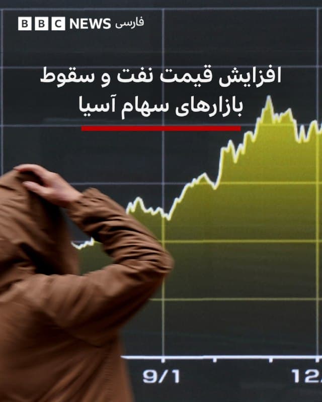 🔻بازارهای بزرگ سهام آسیا روز دوشنبه بهشدت سقوط کردند، پس از آنکه آمریکا و ایران تهدید کردند با ورود جنگ به هفته چهارم، درگیریها را تشدید خواهند کرد.
شاخص نیکی ۲۲۵ ژاپن در معاملات اولیه ۴٫۸ درصد کاهش یافت و شاخص کوسپی در کرهجنوبی بیش از ۵٫۵ درصد پایین آمد.
در همین حال، قیمت نفت نوسان داشت؛ نفت برنت حدود ۰٫۸ درصد کاهش یافت و به ۱۱۱ دلار و ۲۵ سنت در هر بشکه رسید، در حالی که نفت معاملهشده در آمریکا تقریباً بدون تغییر در ۹۸ دلار و ۱۸ سنت قرار داشت.
در معاملات بامداد امروز قیمت نفت وست تگزاس اینترمدیت با ۰٫۴۴ درصد افزایش به ۹۸ دلار و ۶۶ سنت در هر بشکه رسید. این شاخص پیشتر در معاملات دوشنبه هفته قبل به بیش از ۱۰۰ دلار در هر بشکه نیز صعود کرده بود.
قیمت نفت برنت دریای شمال که شاخص معیار بازار جهانی است، با ۰٫۰۲ دلار کاهش به ۱۱۲ دلار و ۱۷ سنت در هر بشکه رسید.
در ۲۷ فوریه، یعنی یک روز پیش از آغاز حملات آمریکا و اسرائیل به ایران، قیمت نفت وست تگزاس اینترمدیت ۶۷ دلار و ۲ سنت و نفت برنت ۷۲ دلار و ۴۸ سنت در هر بشکه معامله شد.
📸AFP via Getty Images
bbc.in
🇬🇧 BBCPersian
🤖 @VahidHeadline