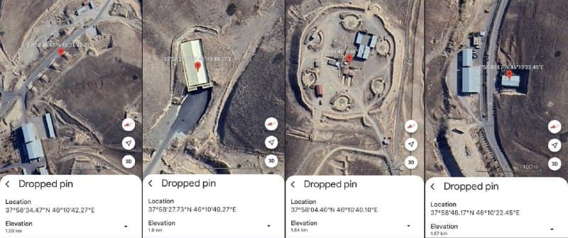 🔎 ارومیه این پادکان امشب بمباران وحشتناک شد: پادگان شهید باکری منطقه موشکی ۱۹ ذوالفقار واقع در کیلومتر ۱۵ جاده تبریز آذرشهر در منطقه عمومی سردرود - شهر جدید سهند
🔎 این پایگاه پدافند شمال غرب هست. پایگاه موشکی نیست. کلا از اون ساختار دایرهای ها دیدید، بدونید پدافنده.
@mamlekate